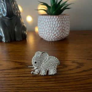 Crystal Elephant Figurine